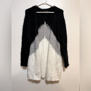Lumiére open cardigan sweater